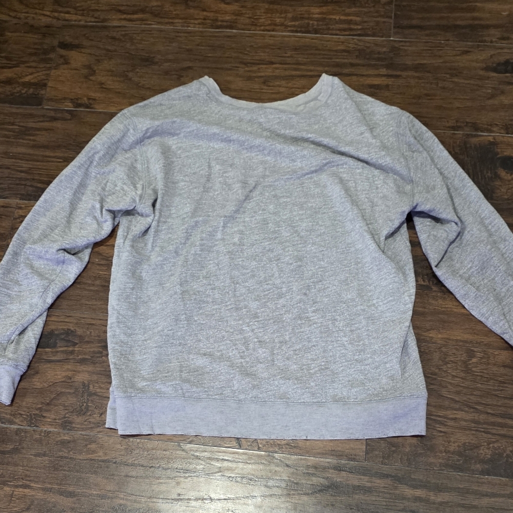 PINK Victoria's Secret Heather Gray Sweatshirt - Picture 4 of 4